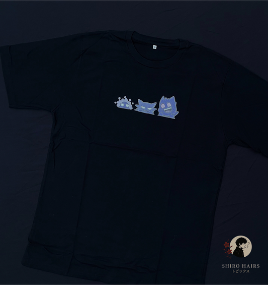 Remera Pokemon - Gastly, Haunter and Gengar